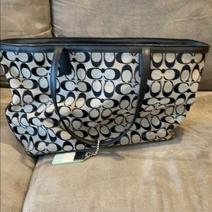 Coach Purse Jacquard Signature